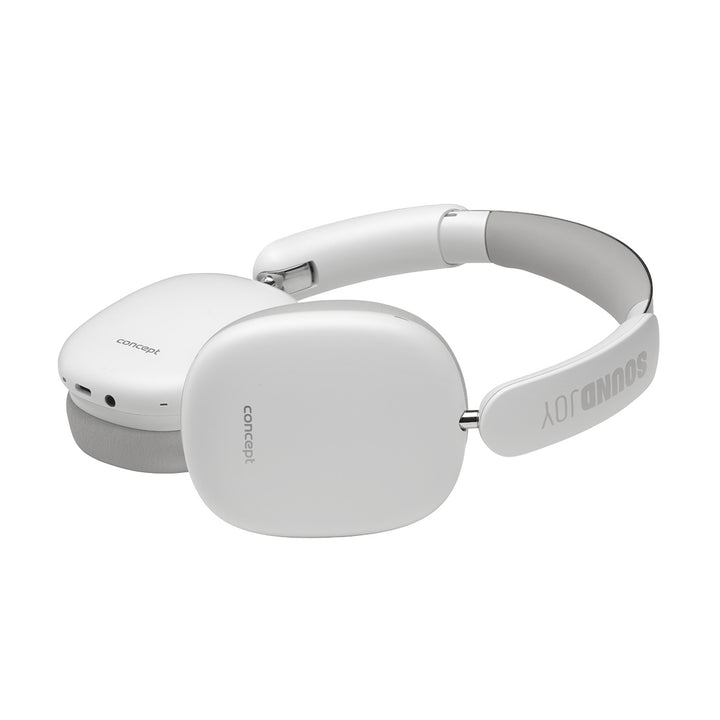 Casque intra-auriculaire sans fil Concept SoundJoy, jusqu'à 70 heures d'autonomie, Bluetooth 5.4, charge rapide, annulation active du bruit jusqu'à 33 dB, blanc, HS4061