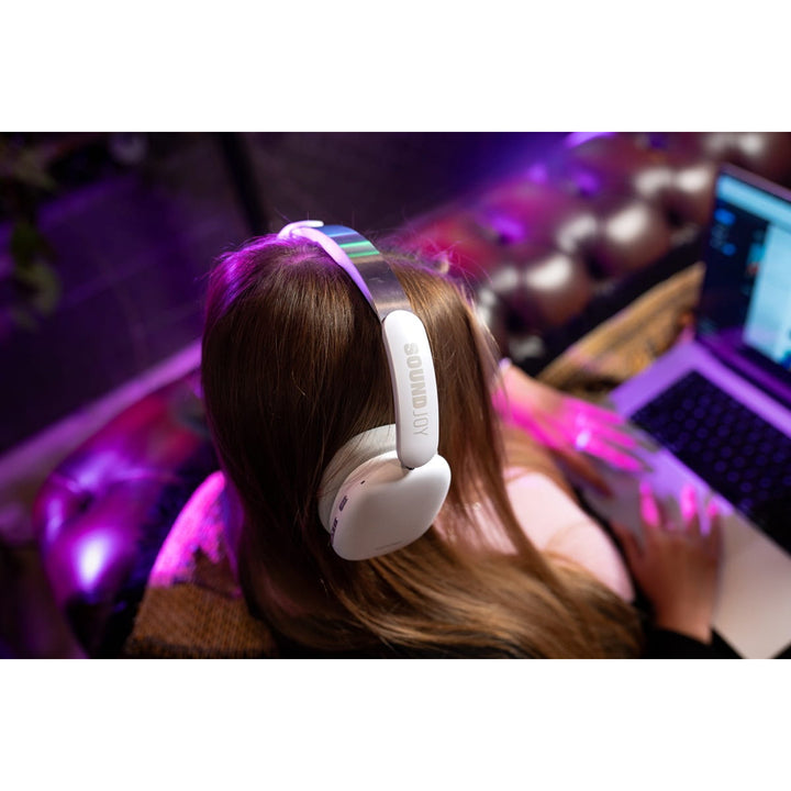 Casque intra-auriculaire sans fil Concept SoundJoy, jusqu'à 70 heures d'autonomie, Bluetooth 5.4, charge rapide, annulation active du bruit jusqu'à 33 dB, blanc, HS4061