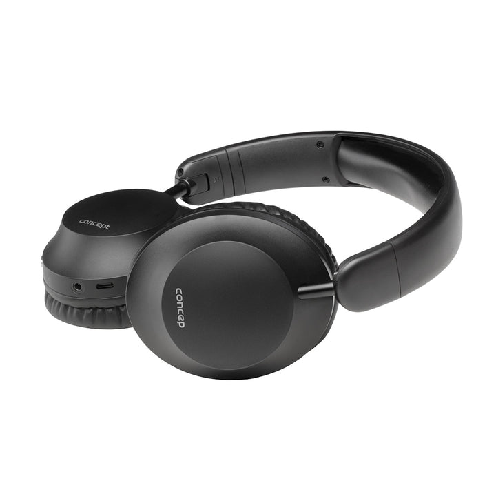 Casque intra-auriculaire sans fil Concept SoundJoy, jusqu'à 45 heures d'autonomie, Bluetooth 6.0, chargement rapide, annulation active du bruit jusqu'à 18 dB, noir, HS4080
