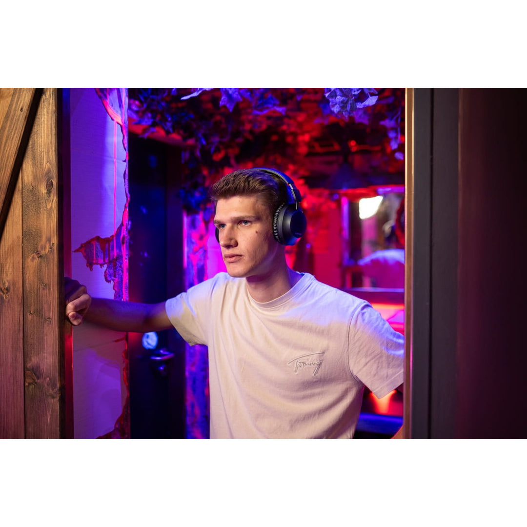 Casque intra-auriculaire sans fil Concept SoundJoy, jusqu'à 45 heures d'autonomie, Bluetooth 6.0, chargement rapide, annulation active du bruit jusqu'à 18 dB, noir, HS4080