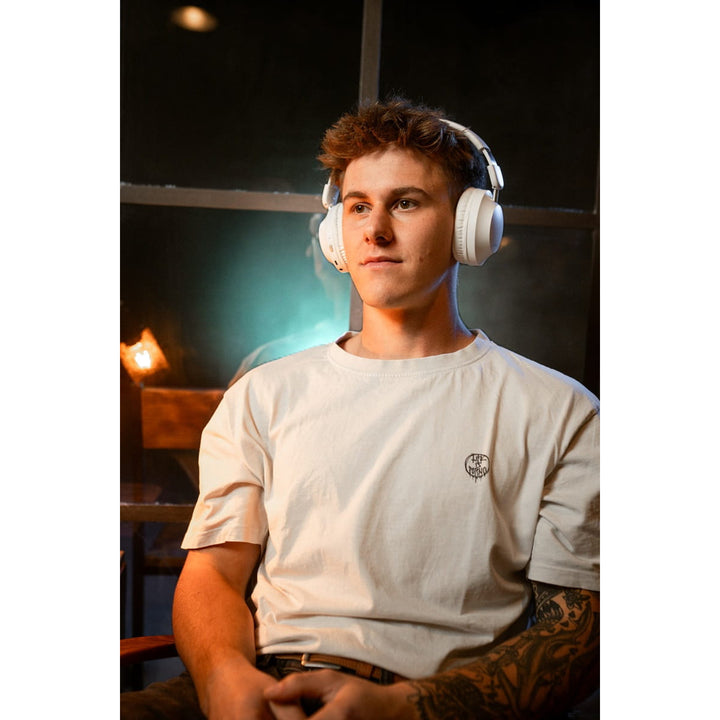 Casque intra-auriculaire sans fil Concept SoundJoy, jusqu'à 45 heures d'autonomie, Bluetooth 6.0, chargement rapide, annulation active du bruit jusqu'à 18 dB, blanc, HS4081