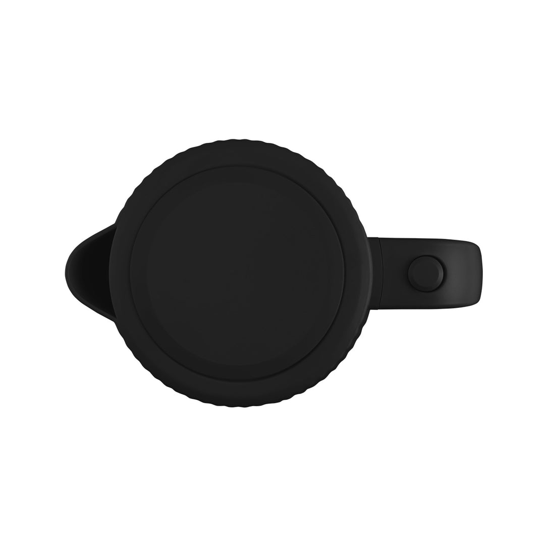 Bouilloire électrique Concept en plastique, 1,7L, design cannelé, triple système de sécurité, filtre à sédiments, indicateur de niveau d'eau, noir, RK2391