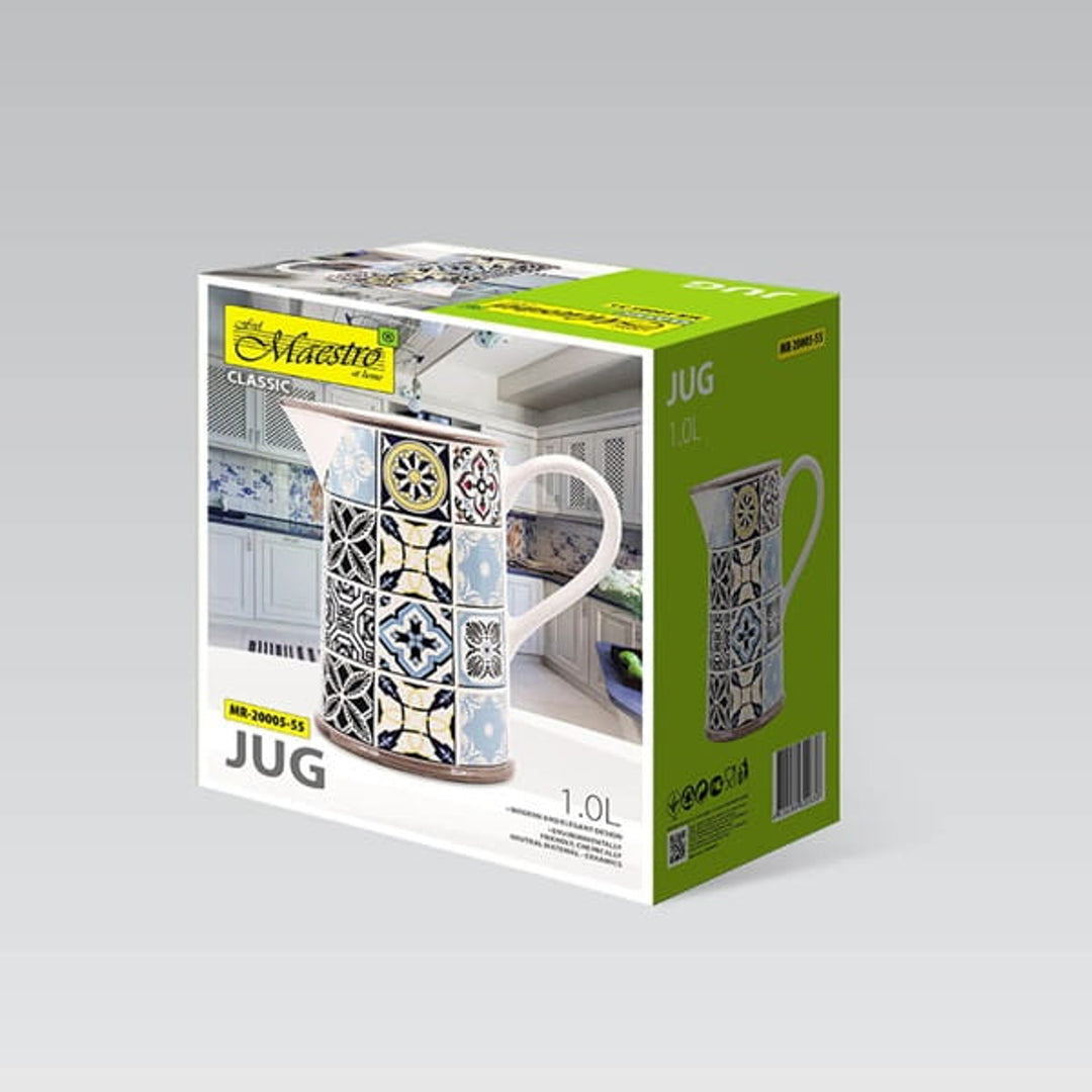 Pichet en céramique Holiday in Porto de Maestro, capacité 1000ml, MR-20005-55