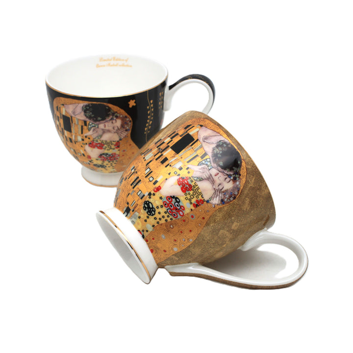 Mugs Jumbo Gustav Klimt Kiss 2 pièces, Reine Isabel