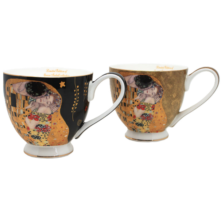 Mugs Jumbo Gustav Klimt Kiss 2 pièces, Reine Isabel