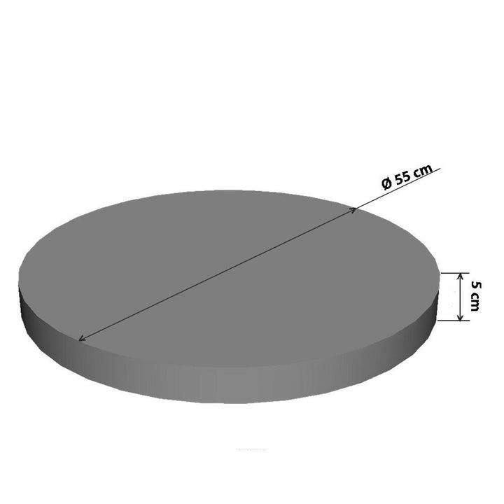 Lit / matelas pour chat Bertoni, en mousse élastique, diamètre 55 cm, design Crown, Ring