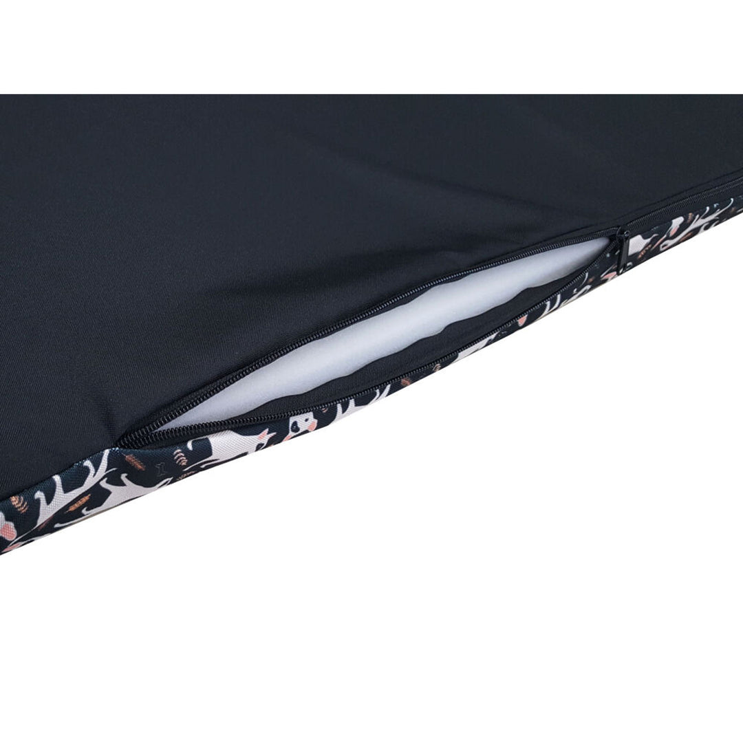 Matelas pour chien Bertoni XL, mousse, housse imperméable, motif Bullteriers, EE146