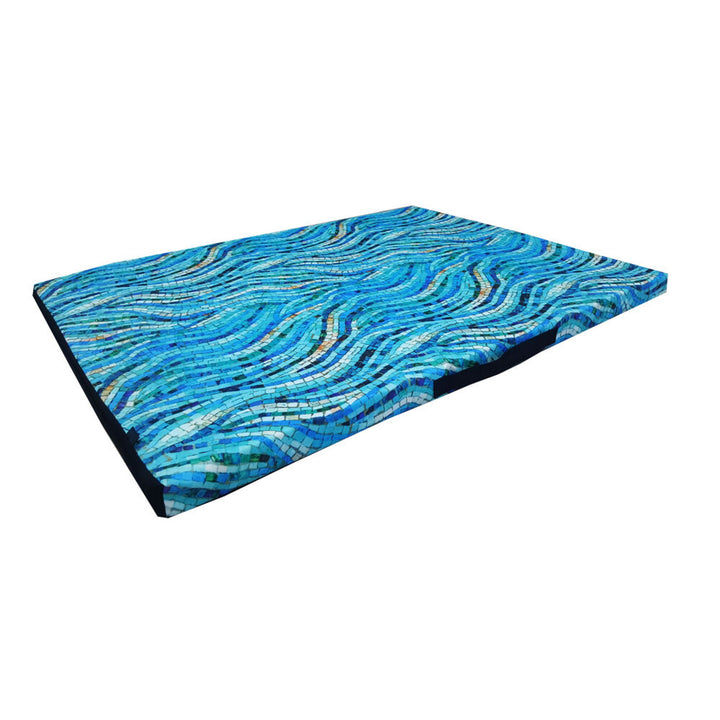 Matelas pour chien Bertoni XL, mousse, housse imperméable, motif mosaïque, EE147