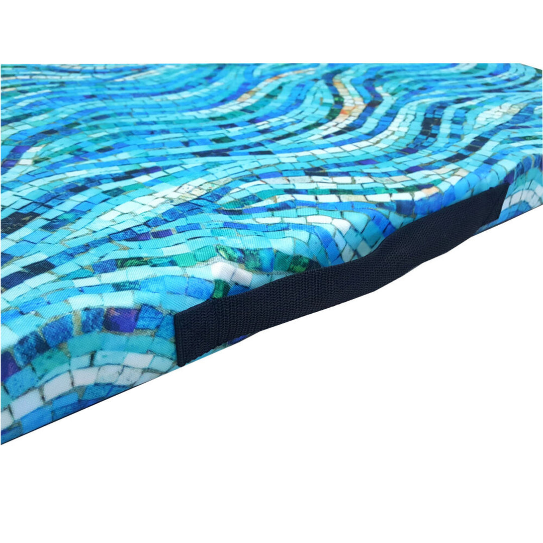 Matelas pour chien Bertoni XL, mousse, housse imperméable, motif mosaïque, EE147