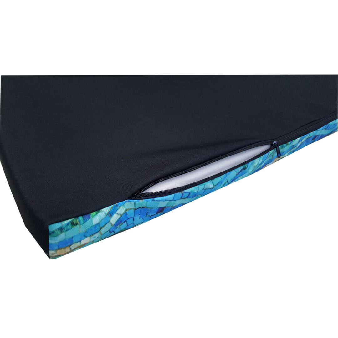 Matelas pour chien Bertoni XL, mousse, housse imperméable, motif mosaïque, EE147