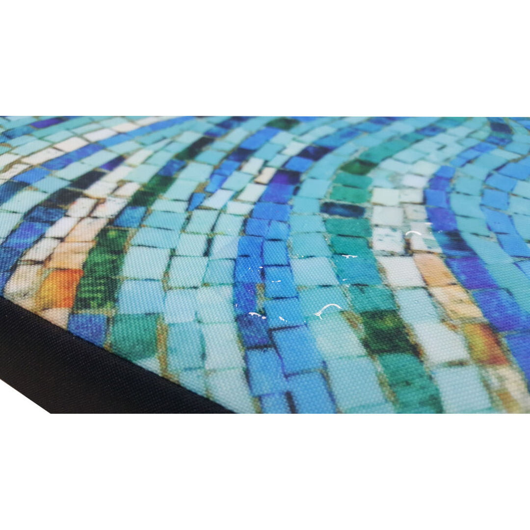 Matelas pour chien Bertoni XL, mousse, housse imperméable, motif mosaïque, EE147