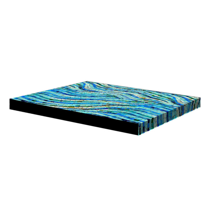 Matelas pour chien Bertoni XL, mousse, housse imperméable, motif mosaïque, EE147