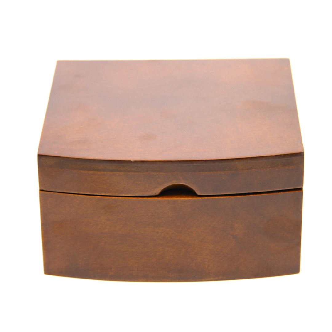 Boîte à bijoux, en bois, marron, organisateur, compartiments, Reine Isabel