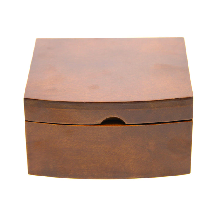 Boîte à bijoux, en bois, marron, organisateur, compartiments, Reine Isabel