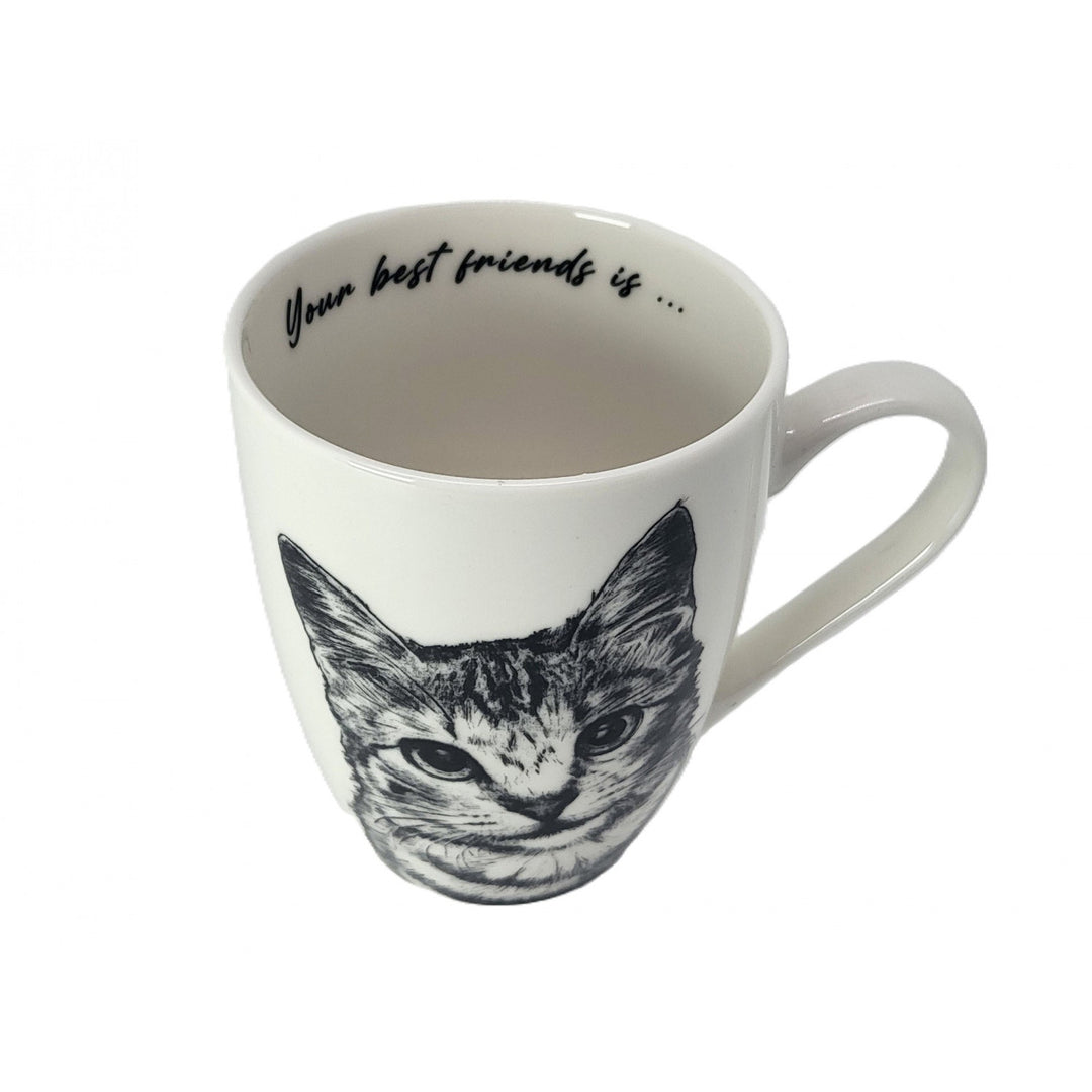 Tasse en porcelaine Reine Isabel, chat américain à poil court, 350ml, Q1-05195