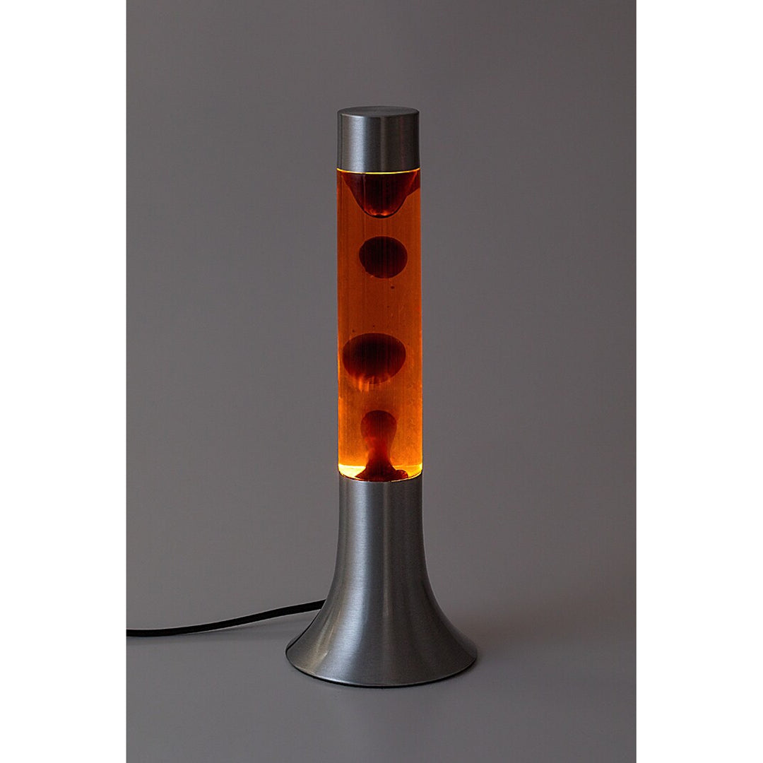 Lampe à lave Rabalux LED, 25W, 3000 K, orange, Poppilol