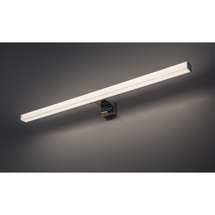 Lampe de salle de bains Rabalux, puissance 9 W, blanc naturel 4000 K, IP44, chrome, Oliro