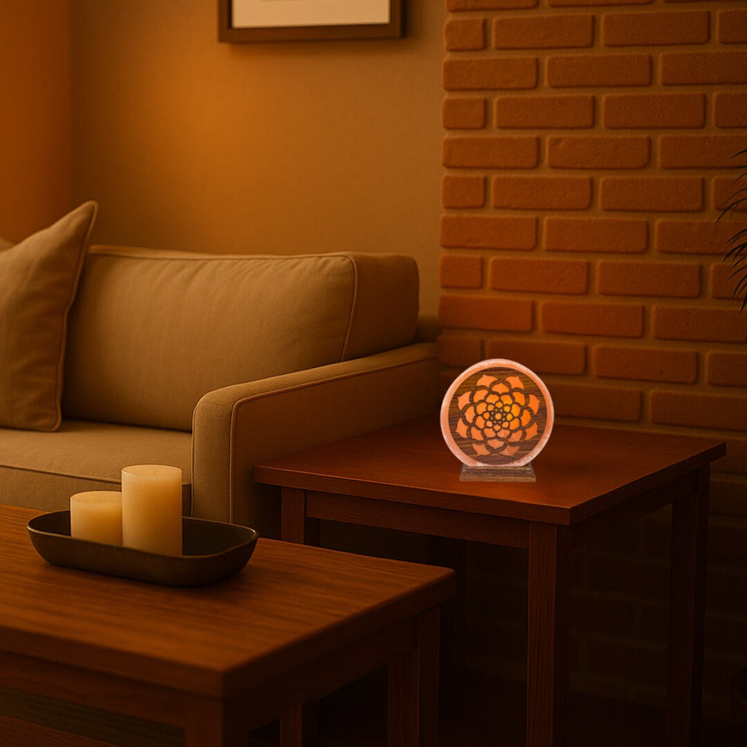 Lampe de sel Rabalux, fil E14, orange, IP20, Mandali