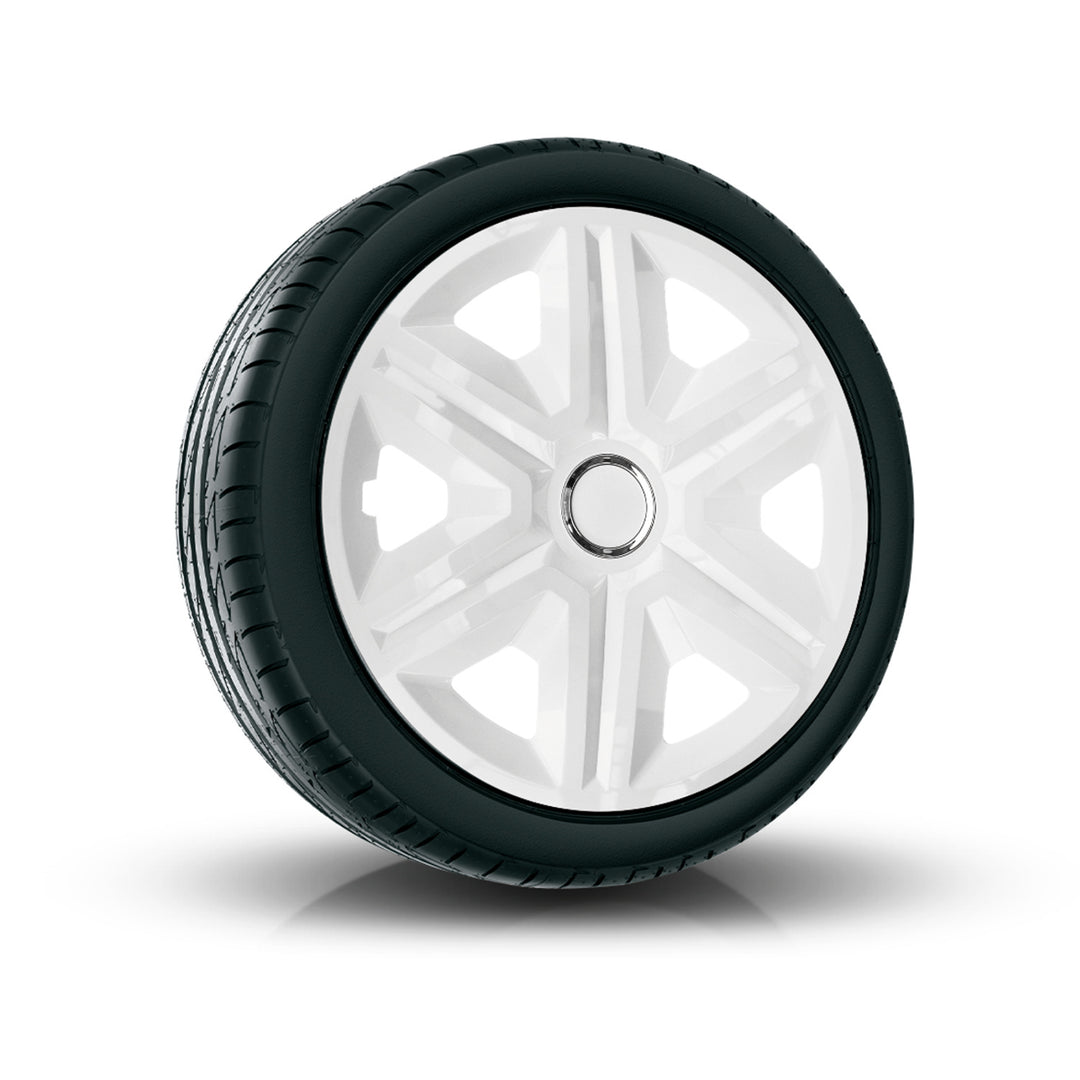 Enjoliveur universel 15'' NRM Fast White 1 pièce