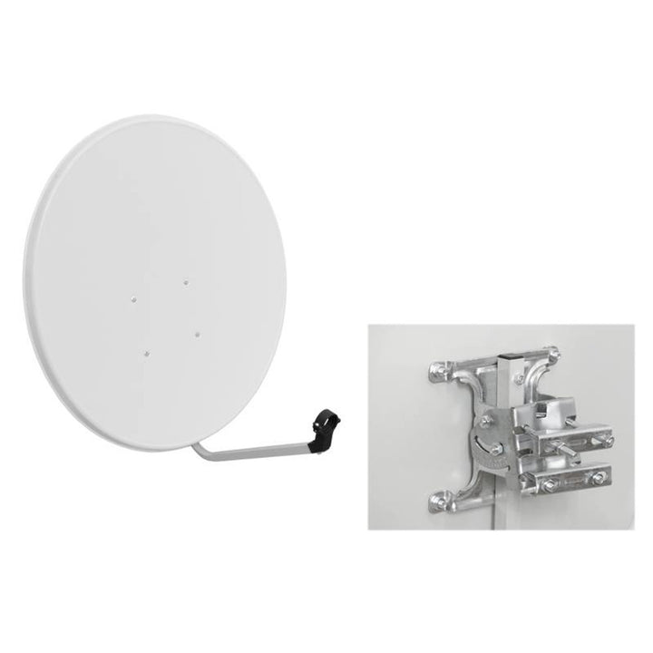Antenne parabolique LTC, 90cm, blanc, haute résistance mécanique, LXSAT952