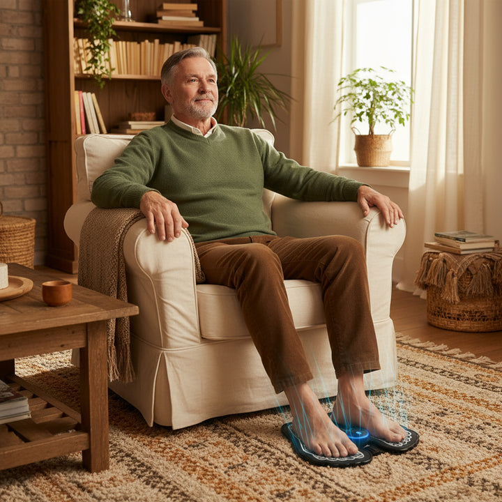 Appareil de massage des pieds Media-Tech, massage par électrostimulation EMS, 8 modes, 19 niveaux d'intensité, MT6527