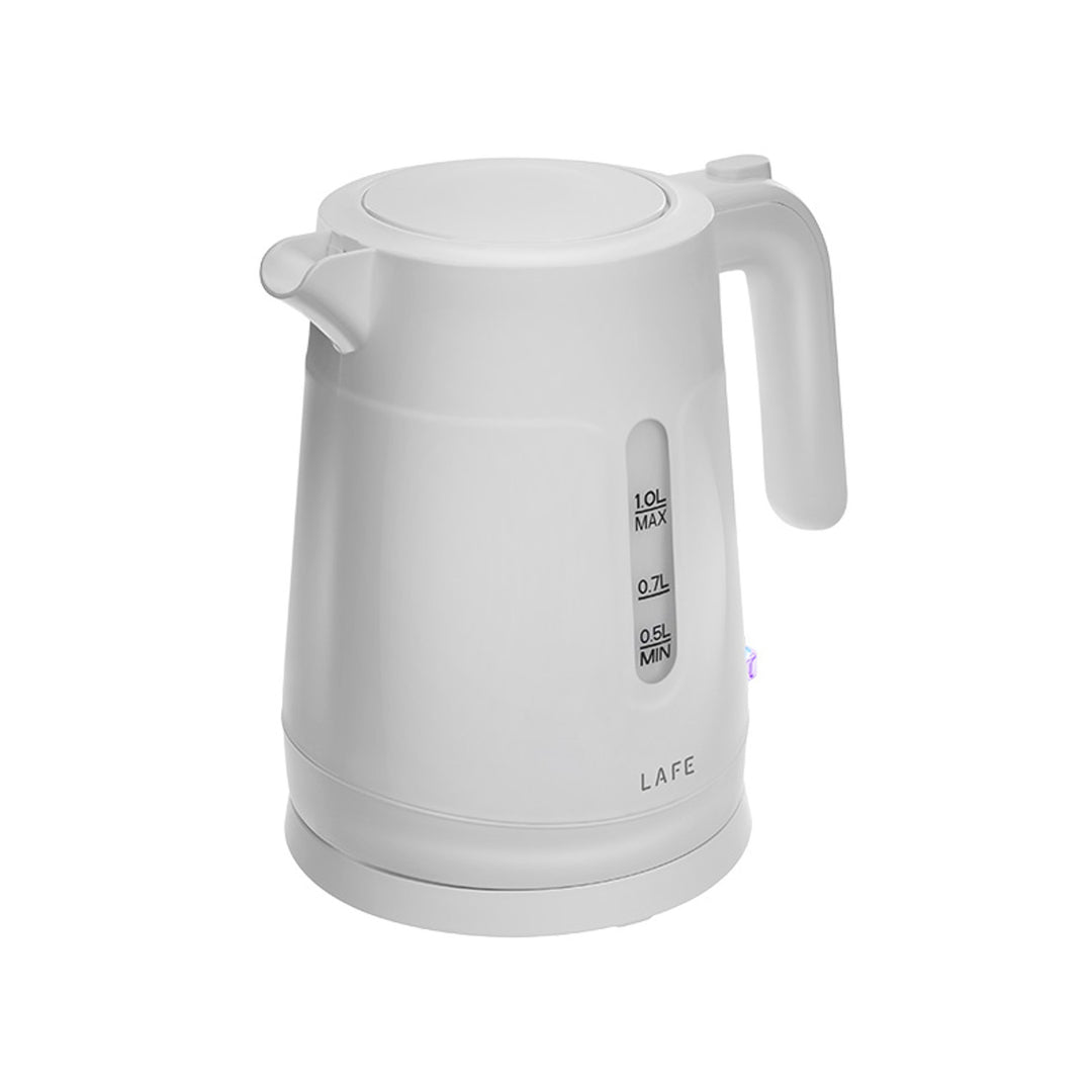 Bouilloire électrique Lafe, capacité 1L, puissance 1500W, blanc, Essential S