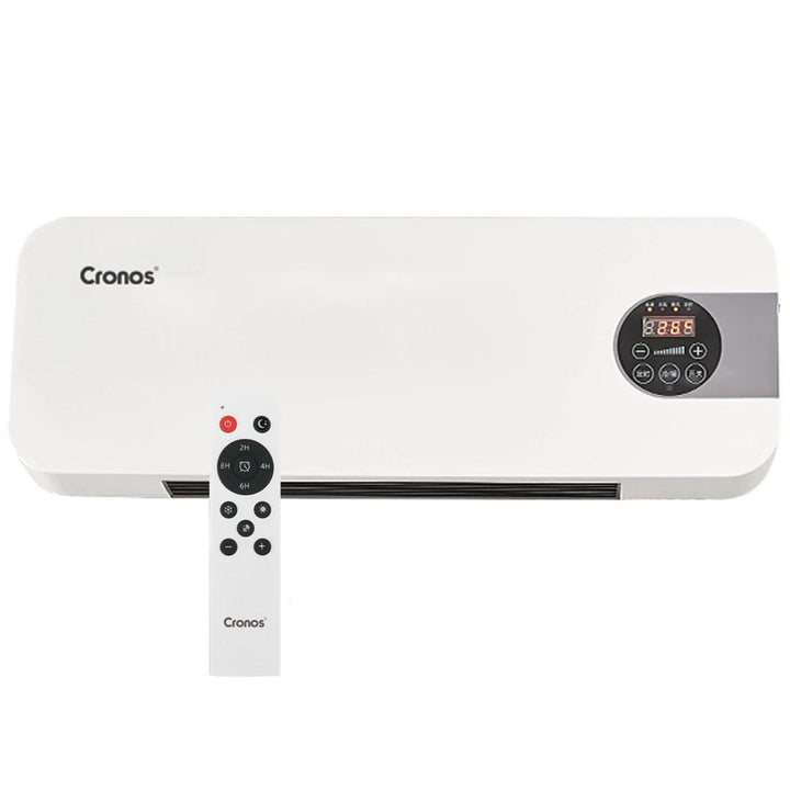 Rideau d'air à ventilateur Cronos, 1500W, faible consommation d'énergie, grand angle de soufflage, télécommande, HFH-201