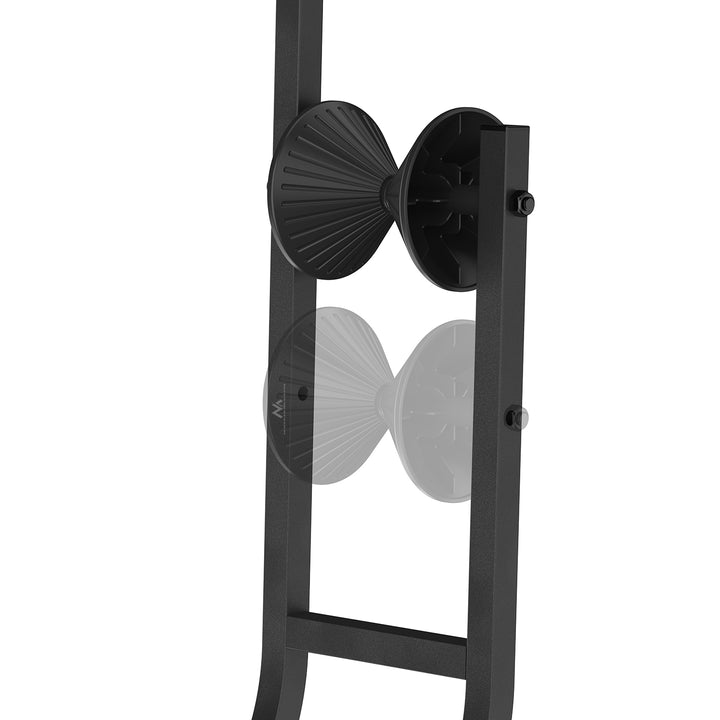 Support à vélos au sol Maclean, autonome, horizontal / vertical, pour le rangement, en acier, charge maximale 35 kg, MC-170