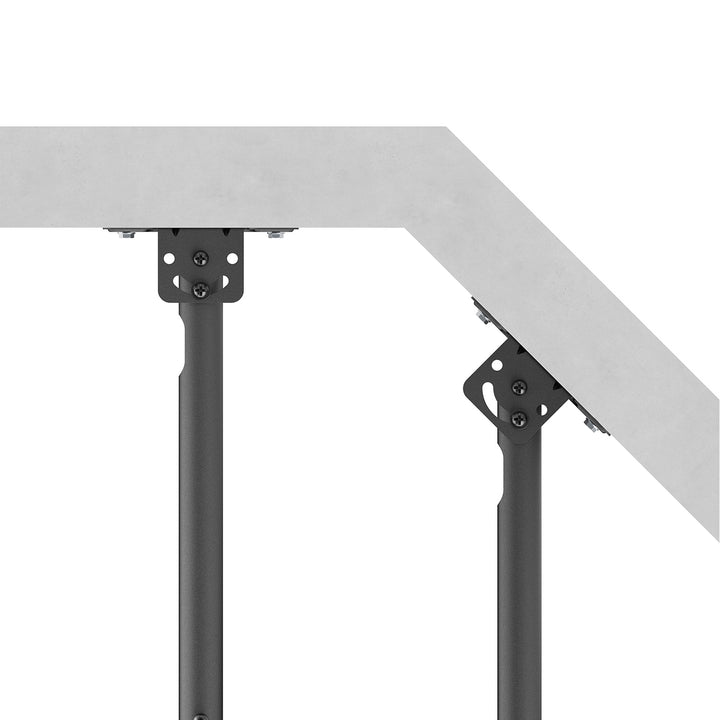 Support / fixation au plafond pour téléviseur Maclean, charge maximale 50 kg, 37-86", VESA max. 600x400, MC-173