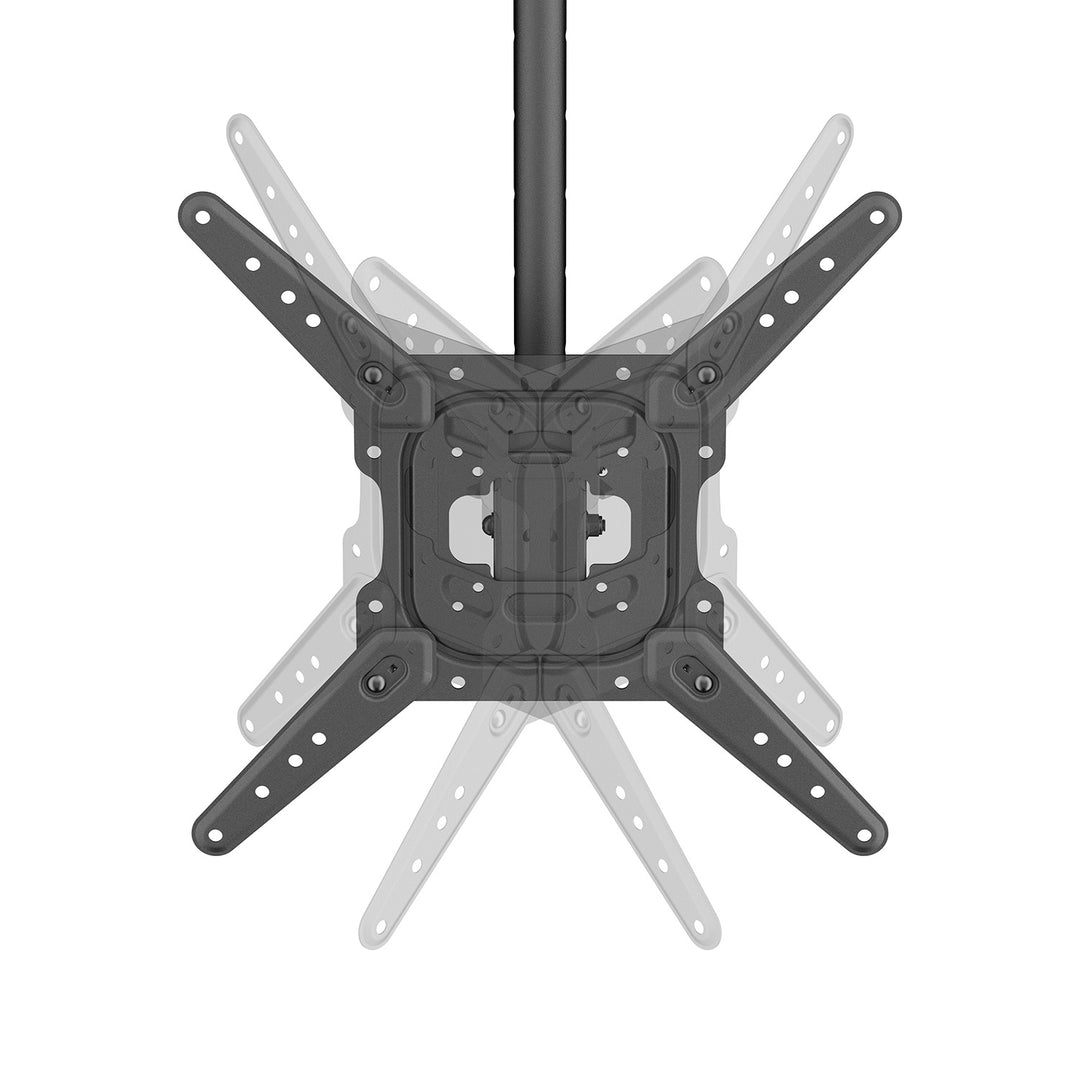 Support / fixation au plafond pour téléviseur Maclean, charge maximale 35 kg, 23-55", VESA max. 400x400, MC-174