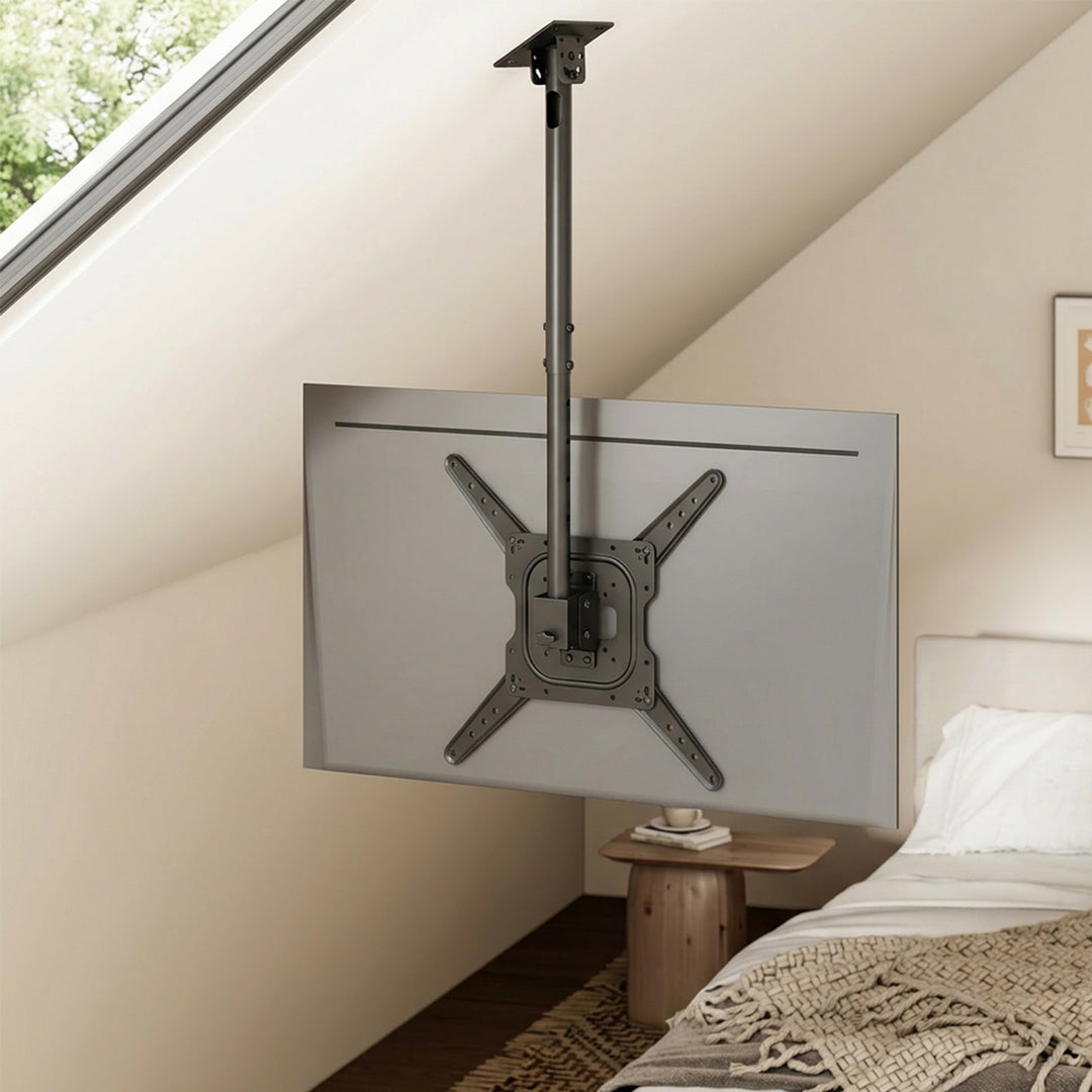 Support / fixation au plafond pour téléviseur Maclean, charge maximale 35 kg, 23-55", VESA max. 400x400, MC-174