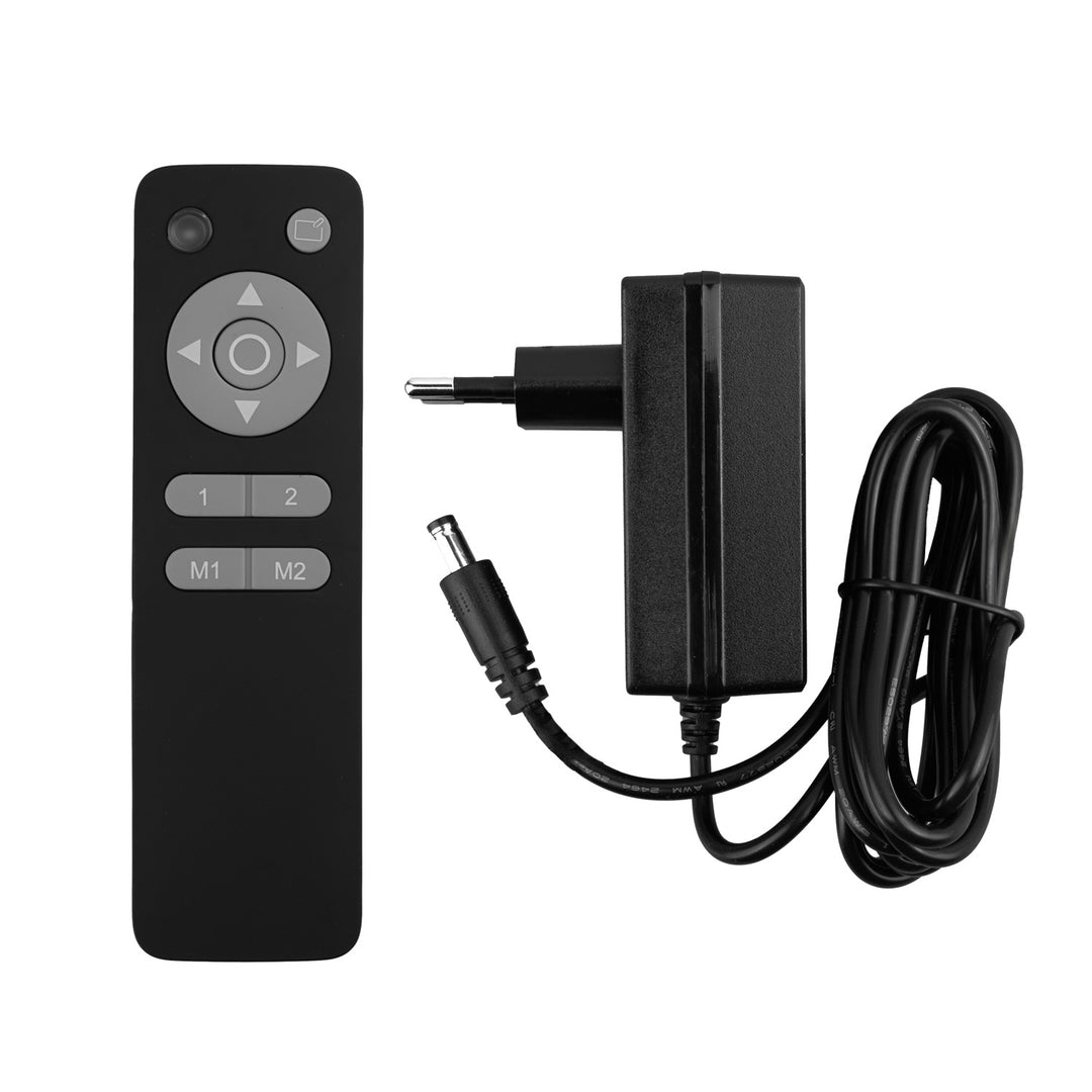 Support électrique pour téléviseur Maclean, à fixation au plafond, compatible Tuya, VESA max. 800 x 400, pour téléviseurs de 43 à 86 pouces, max. 55 kg, MC-176 T