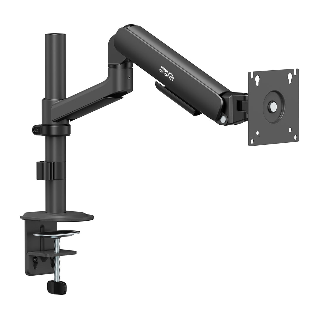 Support / fixation pour écran Ergo Office, vérin à gaz, 17"-32", 1-10 kg, noir mat, VESA max. 100x100, ER-691 B