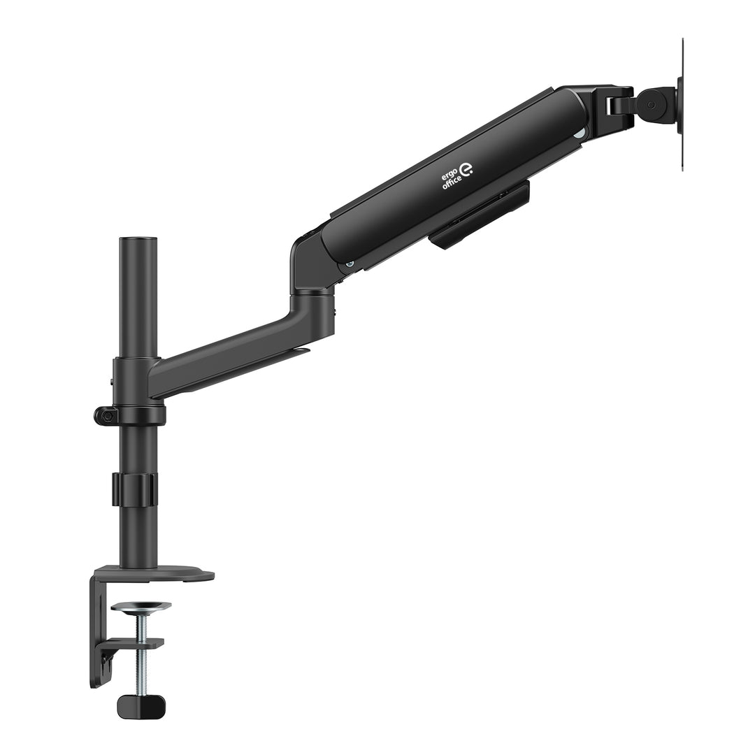 Support / fixation pour écran Ergo Office, vérin à gaz, 17"-32", 1-10 kg, noir mat, VESA max. 100x100, ER-691 B