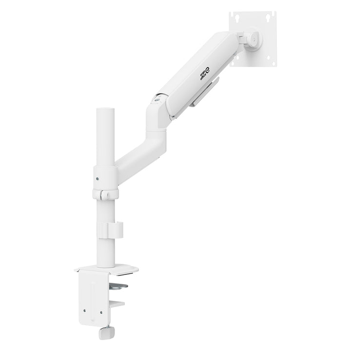 Support / fixation pour écran Ergo Office, vérin à gaz, 17"-32", 1-10 kg, blanc mat, VESA max. 100x100, ER-691 W