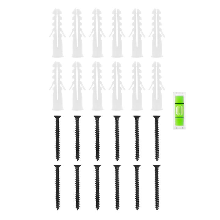 Organiseur mural pour outils Maclean, en acier, charge maximale 136 kg, largeur 816 mm, MC-178