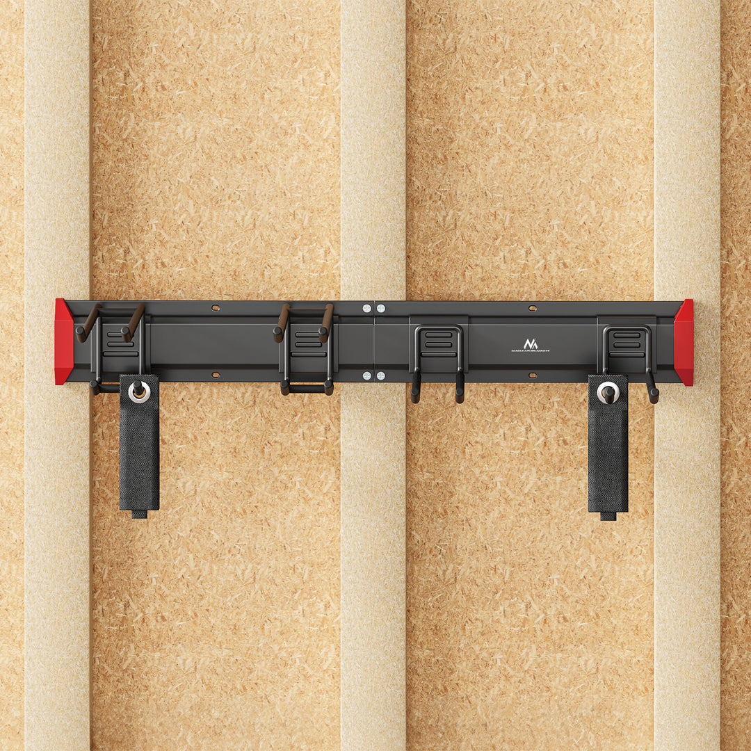 Organiseur mural pour outils Maclean, en acier, charge maximale 136 kg, largeur 816 mm, MC-178