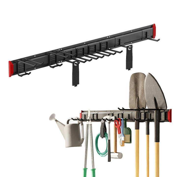 Organiseur mural pour outils Maclean, en acier, charge maximale de 228 kg, largeur 1 222 mm, MC-179