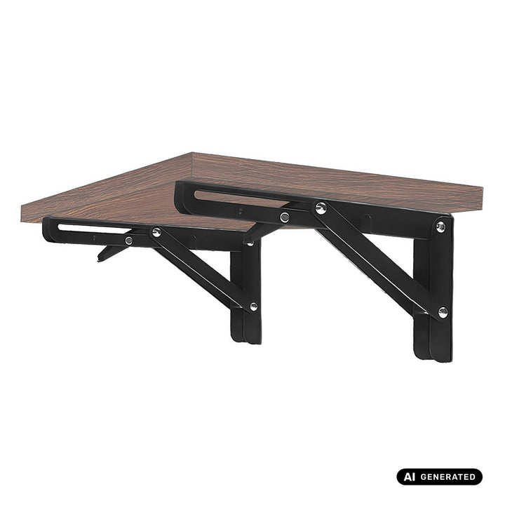 Support rabattable pour étagère murale Maclean, min. 250 mm, max. 500 mm, max. 50 kg, 2 pièces, MC-194