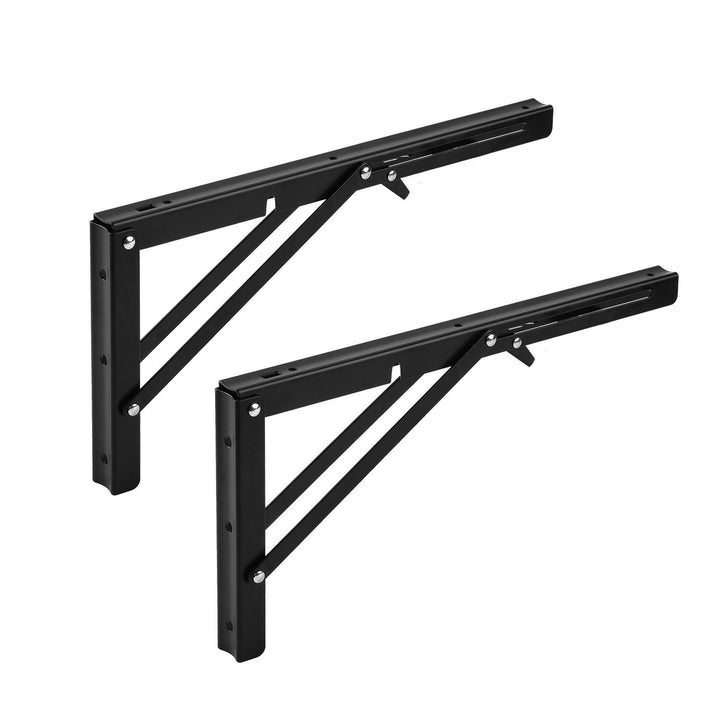 Support rabattable pour étagère murale Maclean, min. 300 mm, max. 600 mm, max. 50 kg, 2 pièces, MC-195