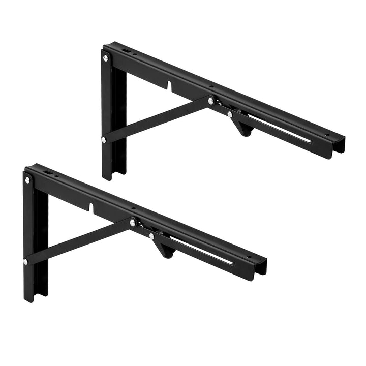 Support rabattable pour étagère murale Maclean, min. 300 mm, max. 600 mm, max. 50 kg, 2 pièces, MC-195