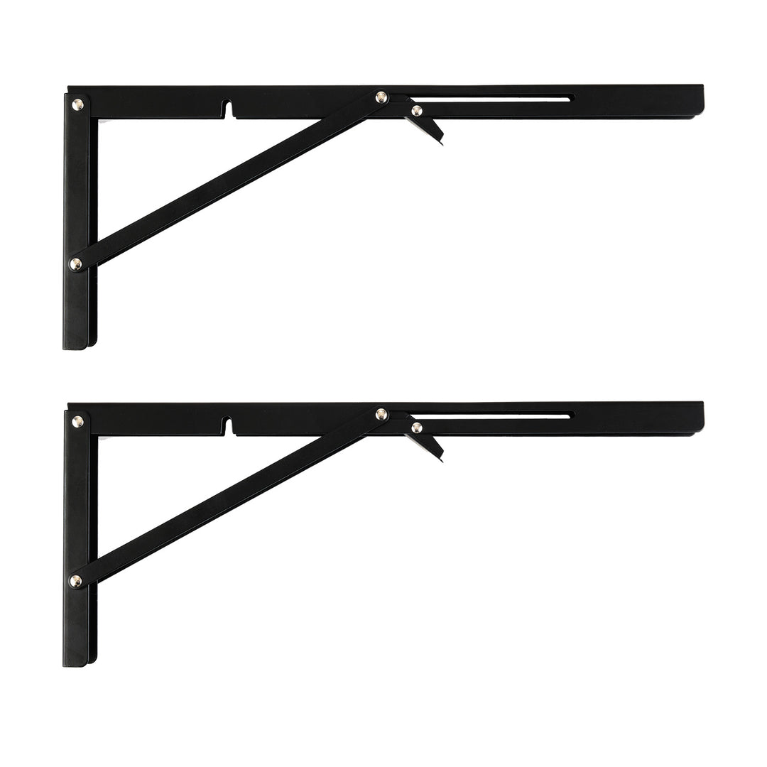 Support rabattable pour étagère murale Maclean, min. 350 mm, max. 700 mm, max. 50 kg, 2 pièces, MC-196