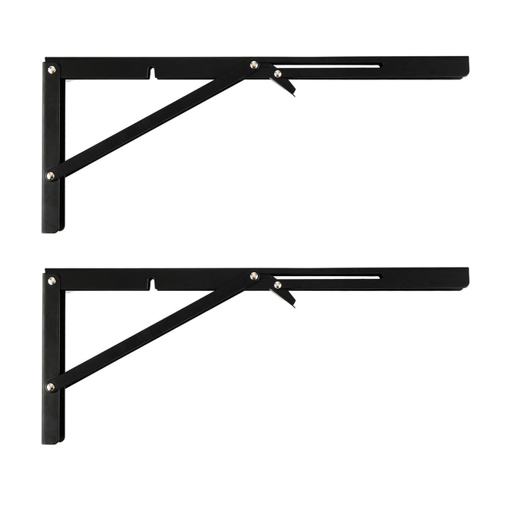 Support rabattable pour étagère murale Maclean, min. 350 mm, max. 700 mm, max. 50 kg, 2 pièces, MC-196