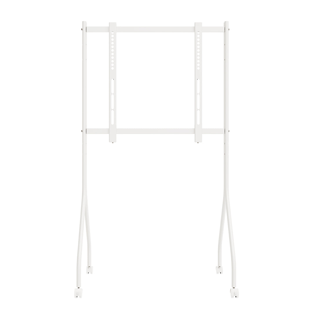 Support / chariot pour téléviseur Maclean, sur roulettes, 37-80", charge max. 50 kg, VESA max. 600 x 400, blanc, MC-180 W
