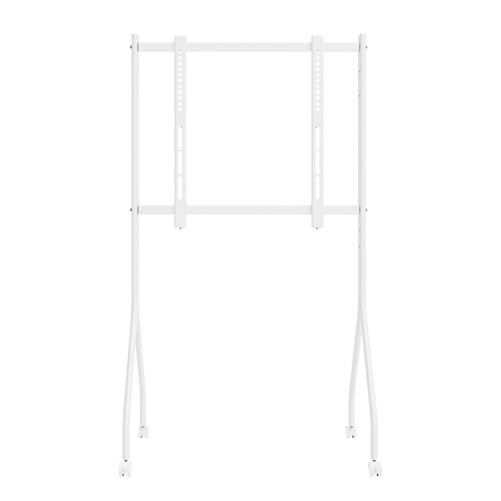 Support / chariot pour téléviseur Maclean, sur roulettes, 37-80", charge max. 50 kg, VESA max. 600 x 400, blanc, MC-180 W