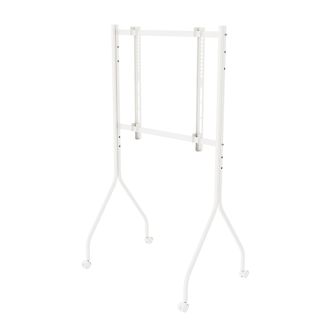 Support / chariot pour téléviseur Maclean, sur roulettes, 37-80", charge max. 50 kg, VESA max. 600 x 400, blanc, MC-180 W