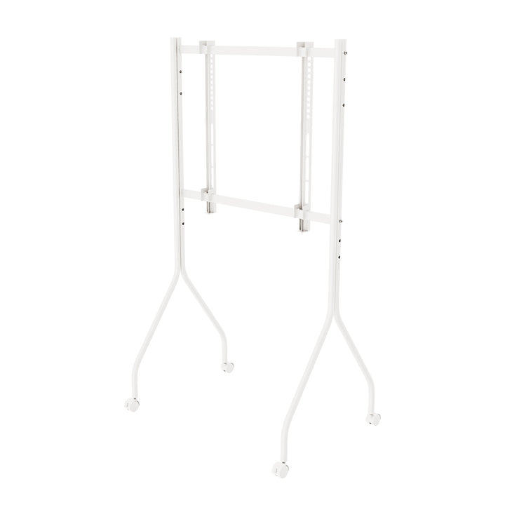 Support / chariot pour téléviseur Maclean, sur roulettes, 37-80", charge max. 50 kg, VESA max. 600 x 400, blanc, MC-180 W