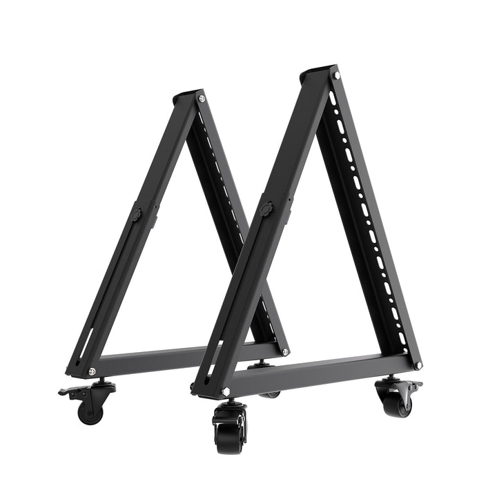 Chariot / support au sol pour téléviseur Maclean, 37-80", VESA max. 800x400, max. 75 kg, mobile, roulettes verrouillables, MC-183