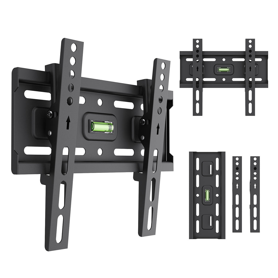 Support / fixation pour téléviseur Maclean, VESA max. 200x200, 13-43", jusqu'à 45 kg, noir, inclinaison réglable de +2° à -10°, MC-189