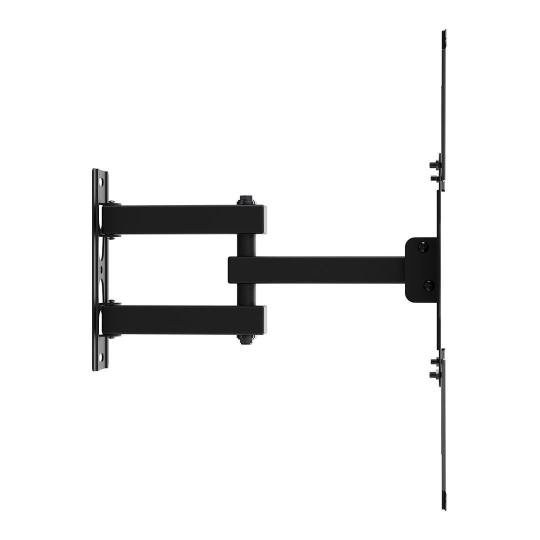 Support / fixation pour téléviseur Maclean, VESA max. 400 x 400, 32-55 pouces, jusqu'à 25 kg, noir, inclinaison réglable de 0° à -15° et rotation de +90° à -90°, MC-190